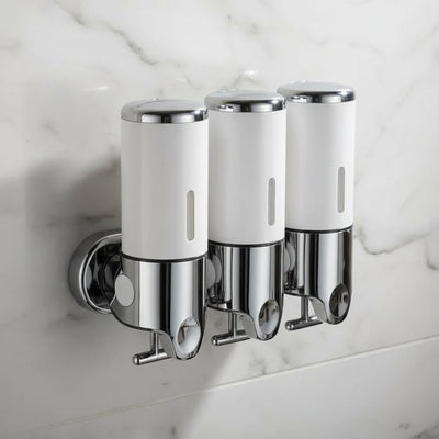 Soap Dispenser Wall-Mounted Stainless Steel Space-Saving