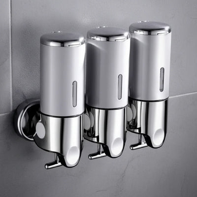 Soap Dispenser Wall-Mounted Stainless Steel Space-Saving