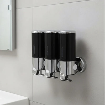 Soap Dispenser Wall-Mounted Stainless Steel Space-Saving