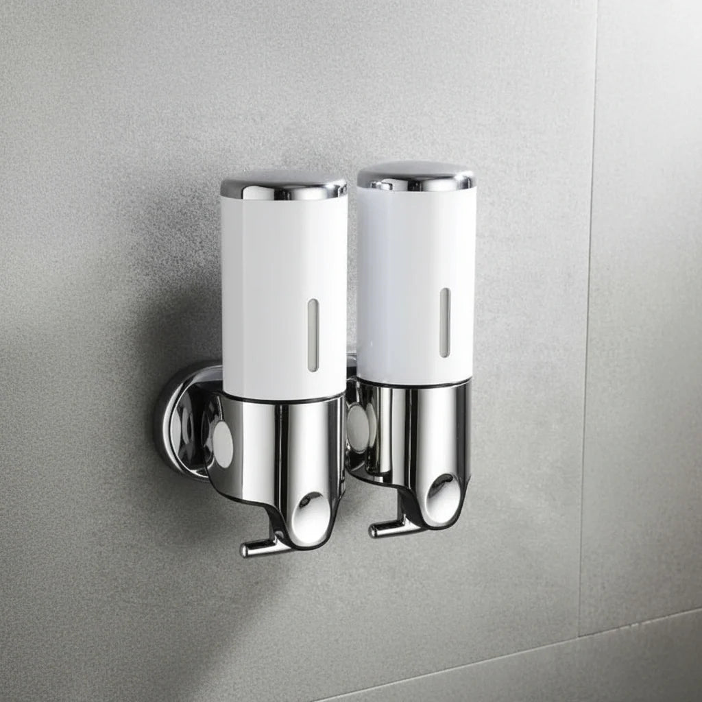 Soap Dispenser Wall-Mounted Stainless Steel Space-Saving