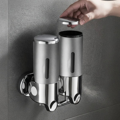 Soap Dispenser Wall-Mounted Stainless Steel Space-Saving