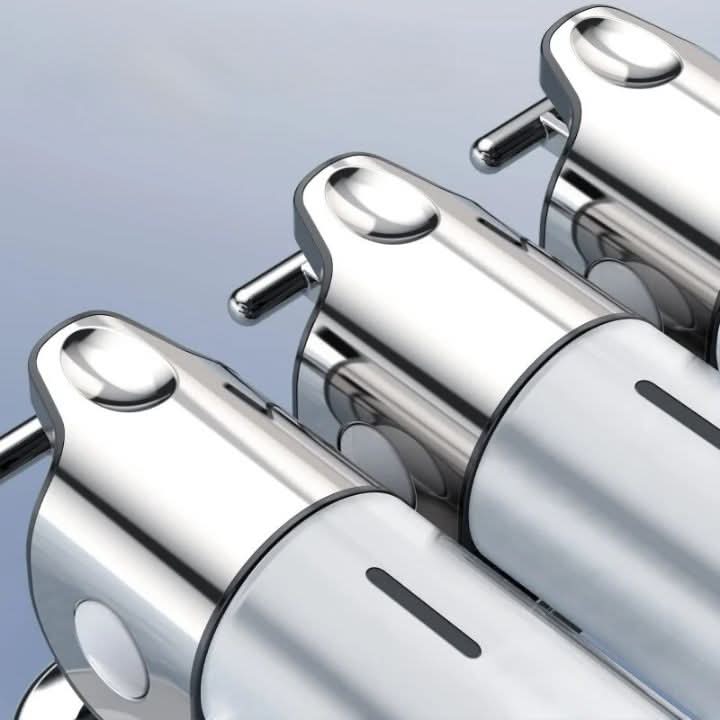 Soap Dispenser Wall-Mounted Stainless Steel Space-Saving
