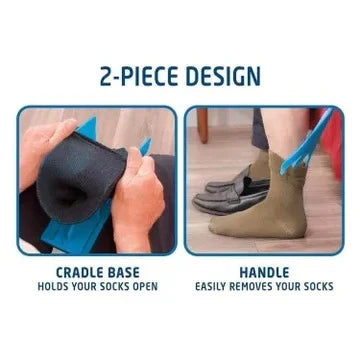 Sock Aid 26 Inch Foldable Handle & Guided Cradle