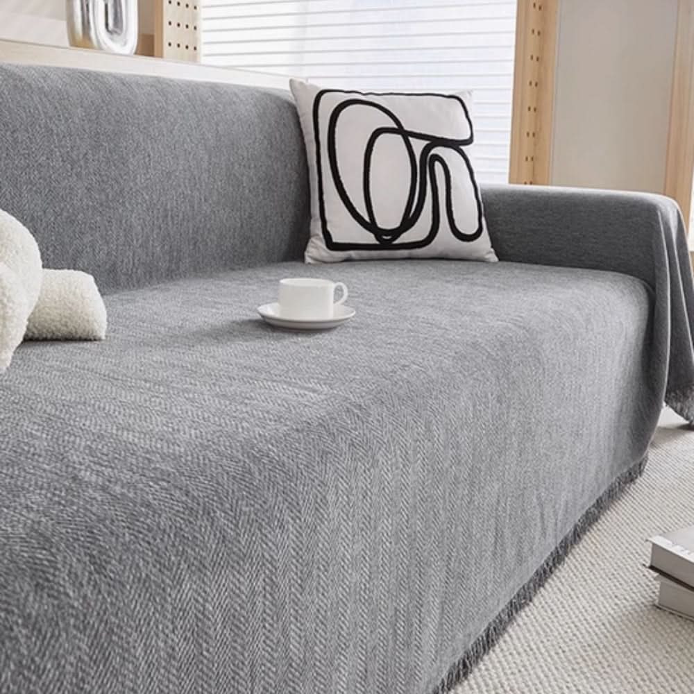 Sofa Cover Chenille Leakproof Non-Slip Machine Washable