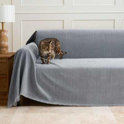 Sofa Cover Herringbone Water-Repellent Machine-Washable