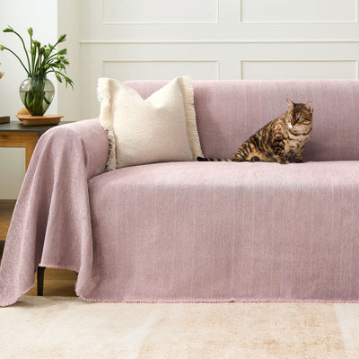 Sofa Cover Herringbone Water-Repellent Machine-Washable