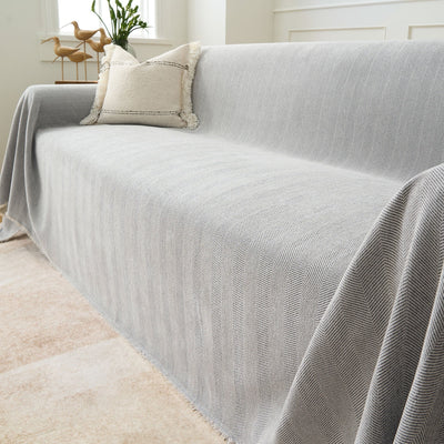 Sofa Cover Herringbone Water-Repellent Machine-Washable