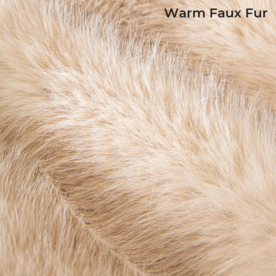 Sofa Cover Plush Faux Fur Non-Slip Machine Washable