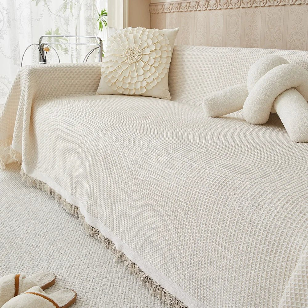 Sofa Cover Polyester Machine Washable Pet Hair & Stain Protection