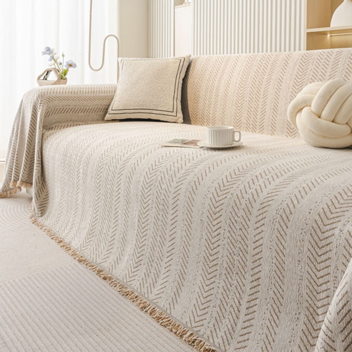 Sofa Cover Soft Chenille Scratch-Resistant Washable