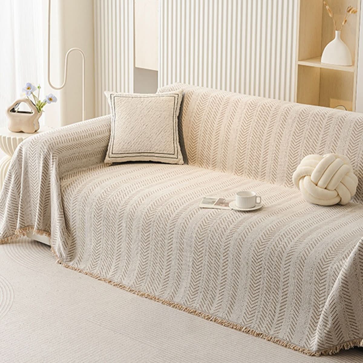 Sofa Cover Soft Chenille Scratch-Resistant Washable