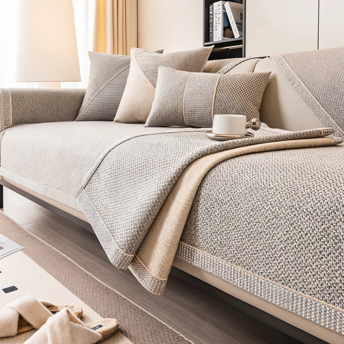 Sofa Cover Stretch Fit Non-Slip Machine Washable