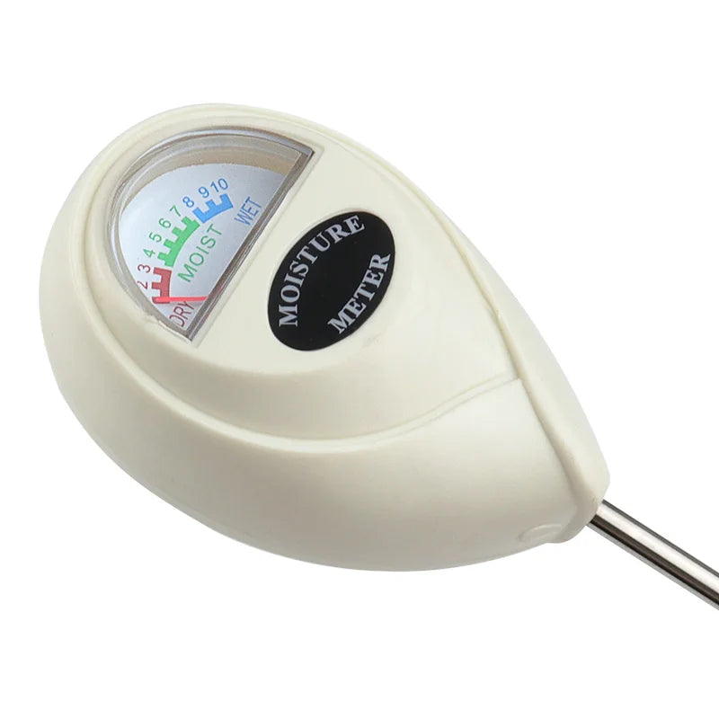 Soil Moisture Meter Battery-Free 10-Step Scale Stainless Steel Probe