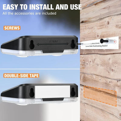 Solar Fence Lights 8-Pack Automatic Dusk Sensor & Multicolor