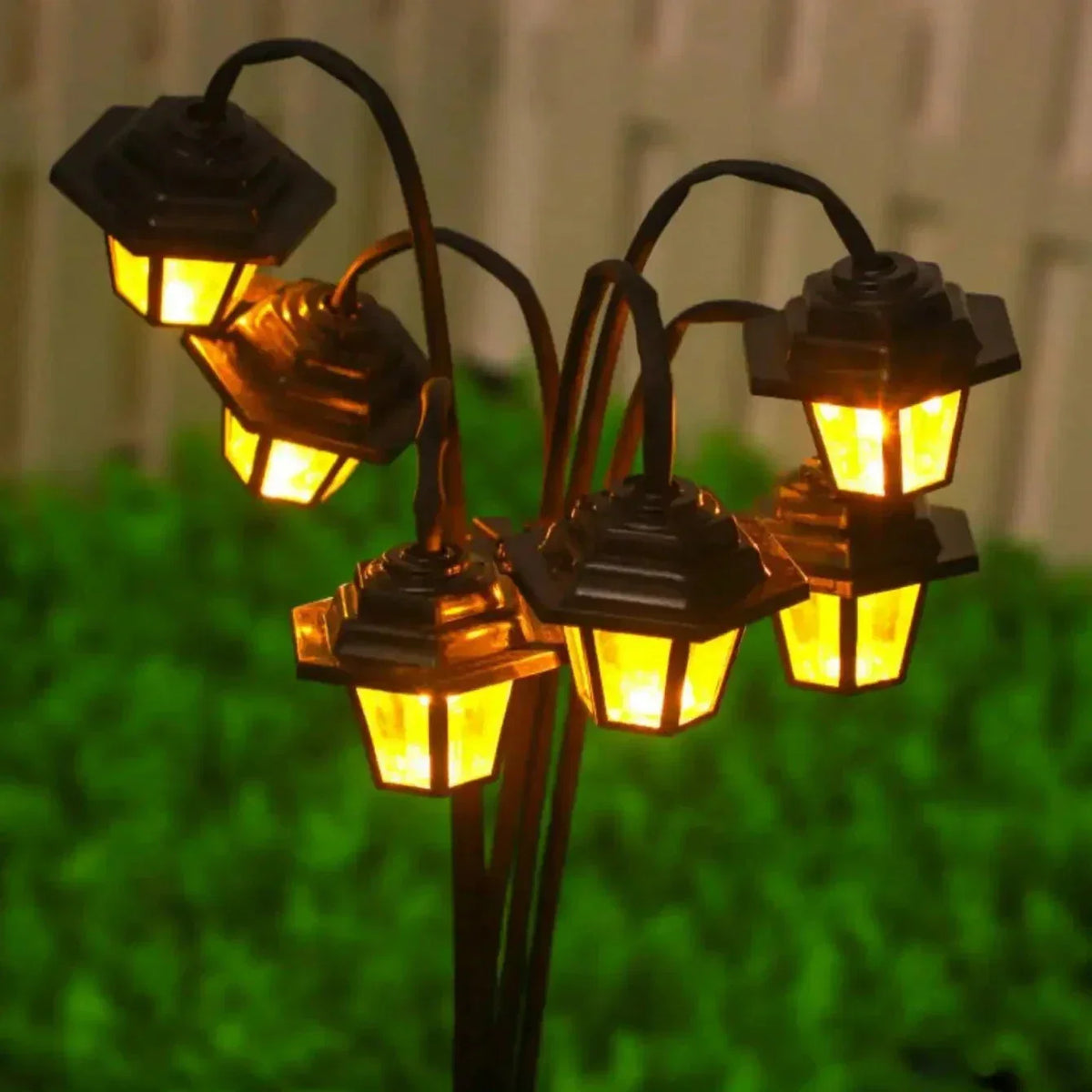 Solar Garden Lantern Automatic Dusk Sensor & Weatherproof