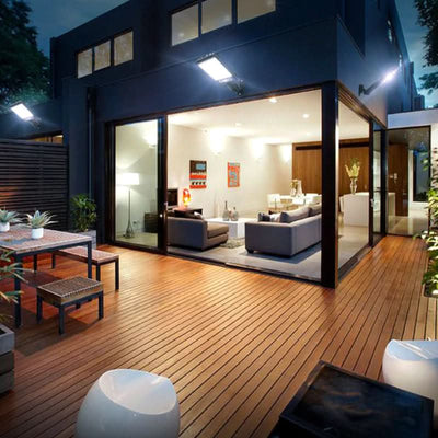 Solar LED Floodlight Motion-Activated Weatherproof