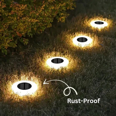 Solar Pathway Lights Dusk-to-Dawn IP65 Set of 4