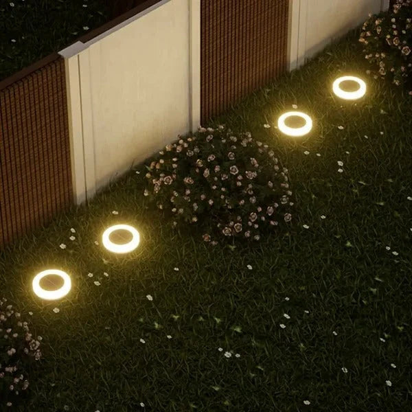 Solar Pathway Lights Dusk-to-Dawn IP65 Set of 4