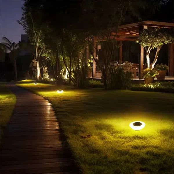 Solar Pathway Lights Dusk-to-Dawn IP65 Set of 4