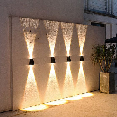 Solar Wall Light Automatic Weatherproof IP65