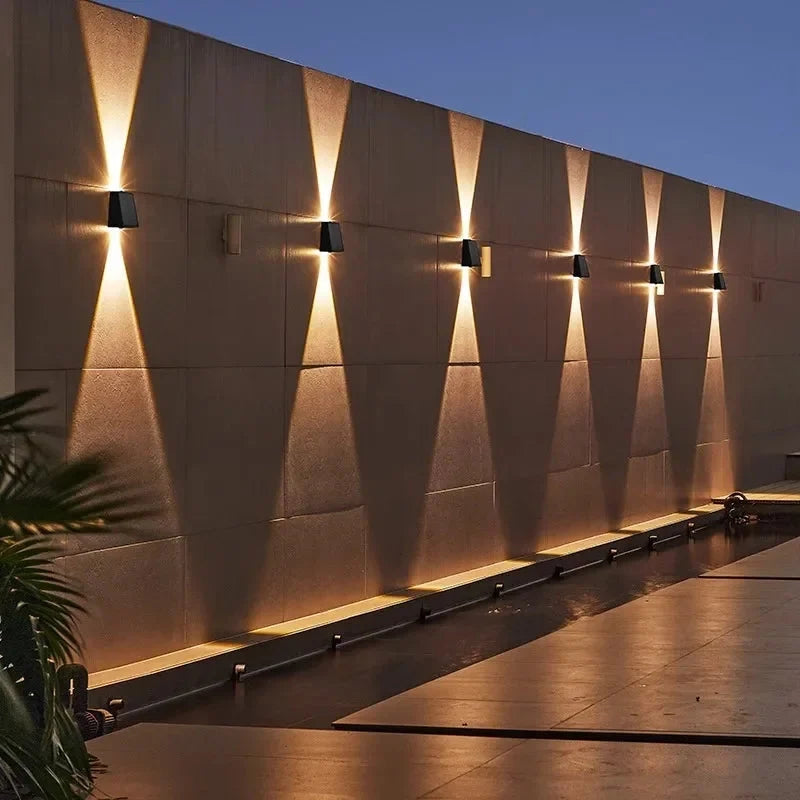 Solar Wall Light Automatic Weatherproof IP65