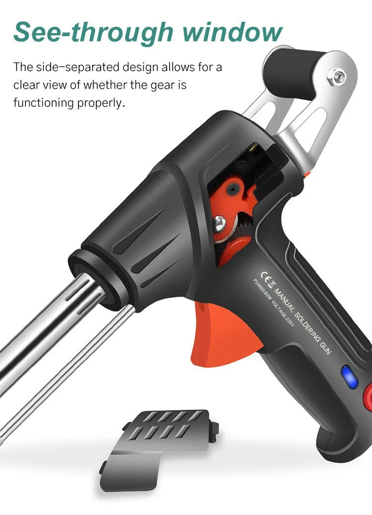 Soldering Gun 20-Second Heat Ceramic Core & Wire Cutter