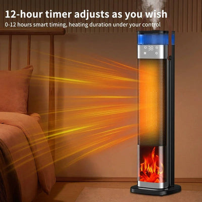 Space Heater 2000W Ceramic Built-In Ultrasonic Humidifier