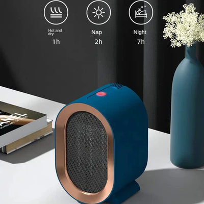 Space Heater Compact Portable Adjustable Quiet Fan