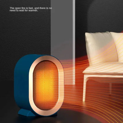 Space Heater Compact Portable Adjustable Quiet Fan