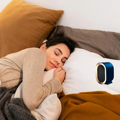 Space Heater Compact Portable Adjustable Quiet Fan