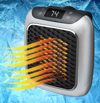 Space Heater Portable 800W Adjustable Timer Tip-Over & Overheat Protection