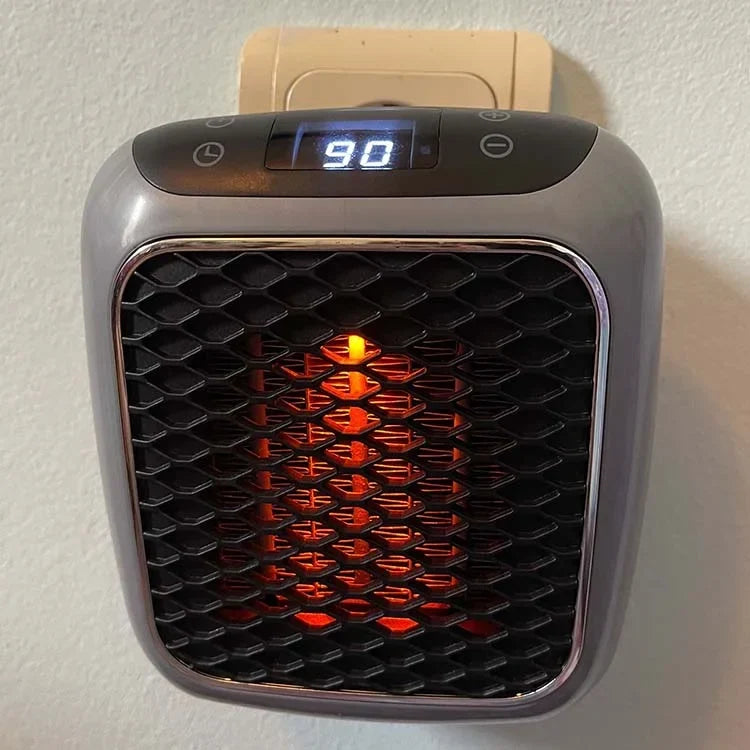 Space Heater Portable 800W Adjustable Timer Tip-Over & Overheat Protection