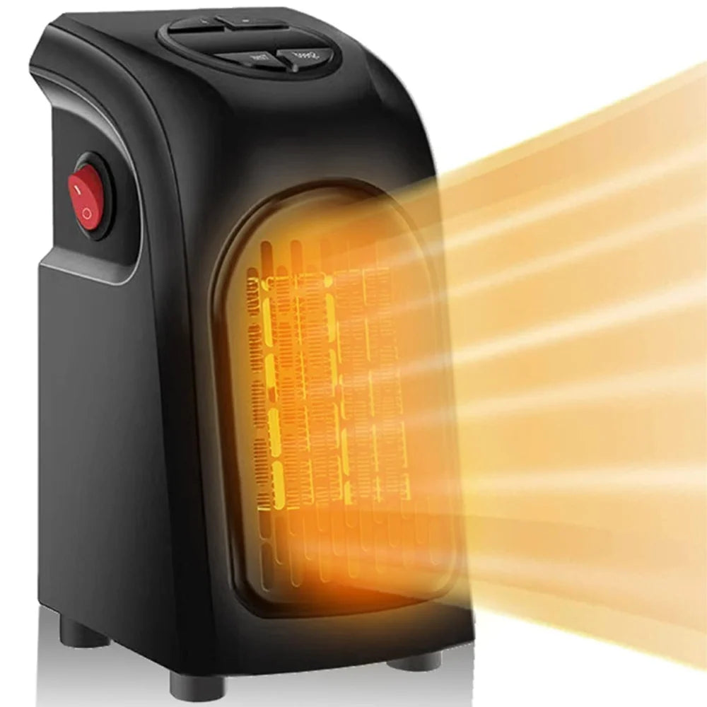 Space Heater Wall-Mounted Ceramic 400W 12-Hour Timer