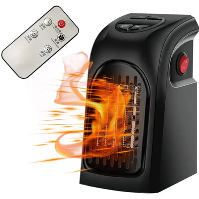 Space Heater Wall-Mounted Ceramic 400W 12-Hour Timer