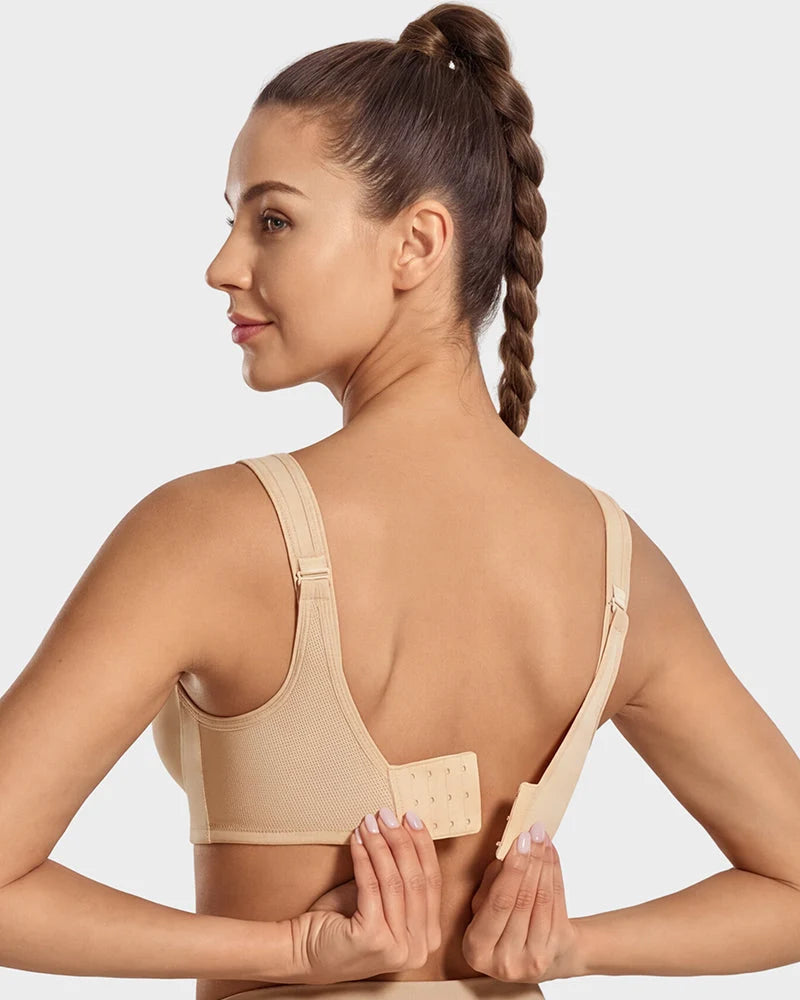 Sports Bra High-Impact Outside-Wire Support Breathable Mesh