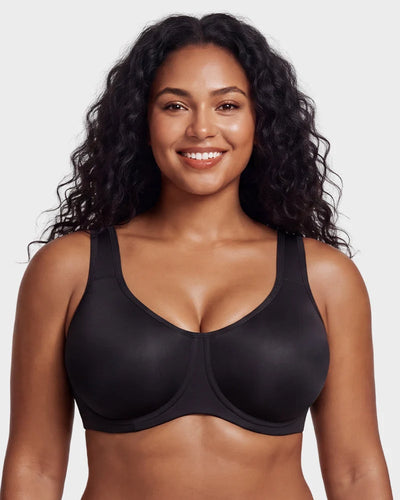 Sports Bra High-Impact Outside-Wire Support Breathable Mesh