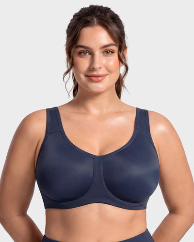 Sports Bra High-Impact Outside-Wire Support Breathable Mesh