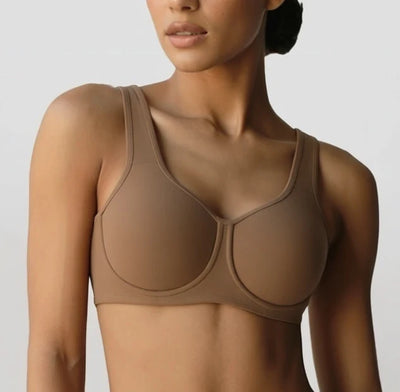 Sports Bra High-Impact Outside-Wire Support Breathable Mesh