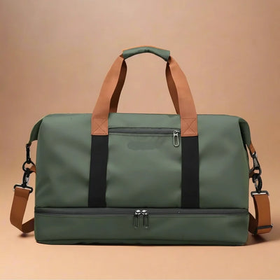Sports & Travel Bag Waterproof Wet-Dry Shoe Compartment