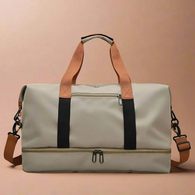 Sports & Travel Bag Waterproof Wet-Dry Shoe Compartment