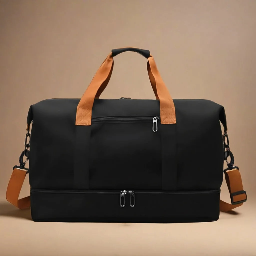 Sports & Travel Bag Waterproof Wet-Dry Shoe Compartment