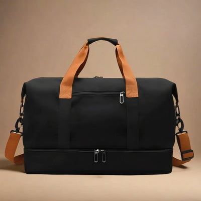 Sports & Travel Bag Waterproof Wet-Dry Shoe Compartment