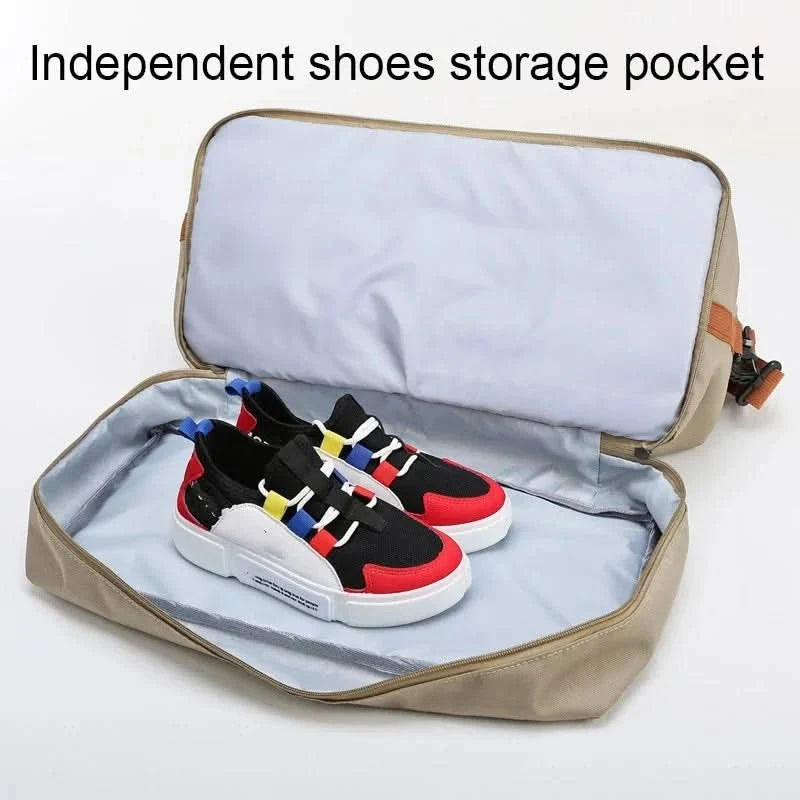 Sports & Travel Bag Waterproof Wet-Dry Shoe Compartment
