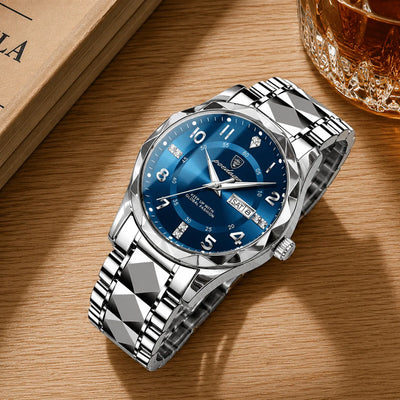 Sports Watch Titanium Case Quartz Movement 50m Water Resistant