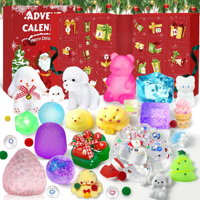 Squishy Toy Advent Calendar 24 Washable Toys