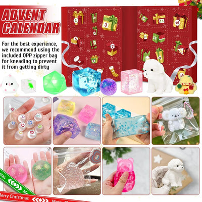 Squishy Toy Advent Calendar 24 Washable Toys
