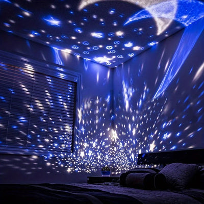 Starry Sky Projector Rotating 12 Color Modes