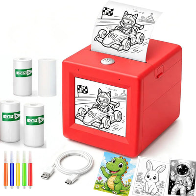 Sticker Printer AI Voice-Activated Inkless Thermal મિini