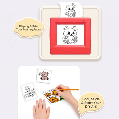 Sticker Printer AI Voice-Activated Inkless Thermal મિini