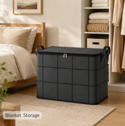 Storage Bag 210L Capacity Foldable Zipper & Carry Handles